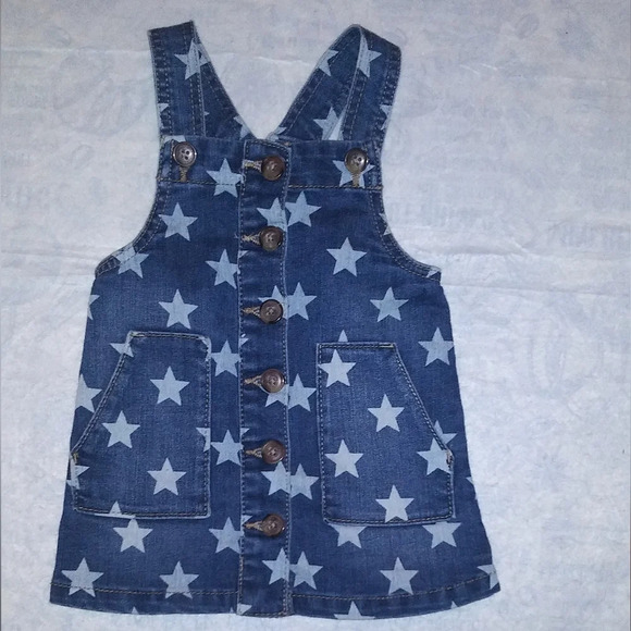 wonder nation Other - Wonder nation Toddler Girls Denim Overall Dress - Size 12 months